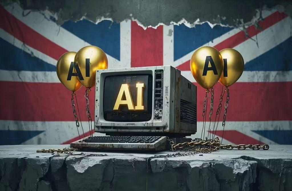 46f793a4j00stvajs002gd000sg00imp 英国政府计划将 AI 引入各行各业,老旧 IT 系统与安全风险成最大障碍